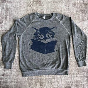 Reading Cat Sweatshirt
